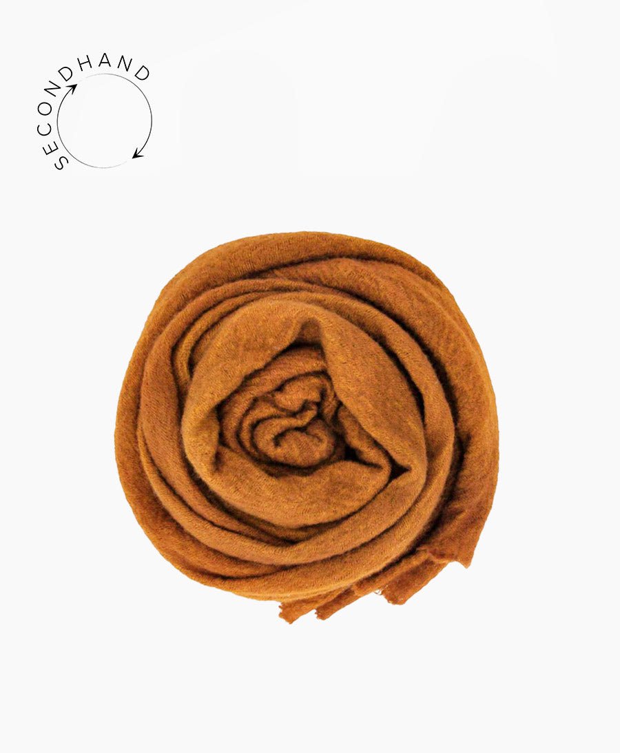 Wool Cloud Schal aus Wolle - Safran - Secondhand - ScarfShop - clomes
