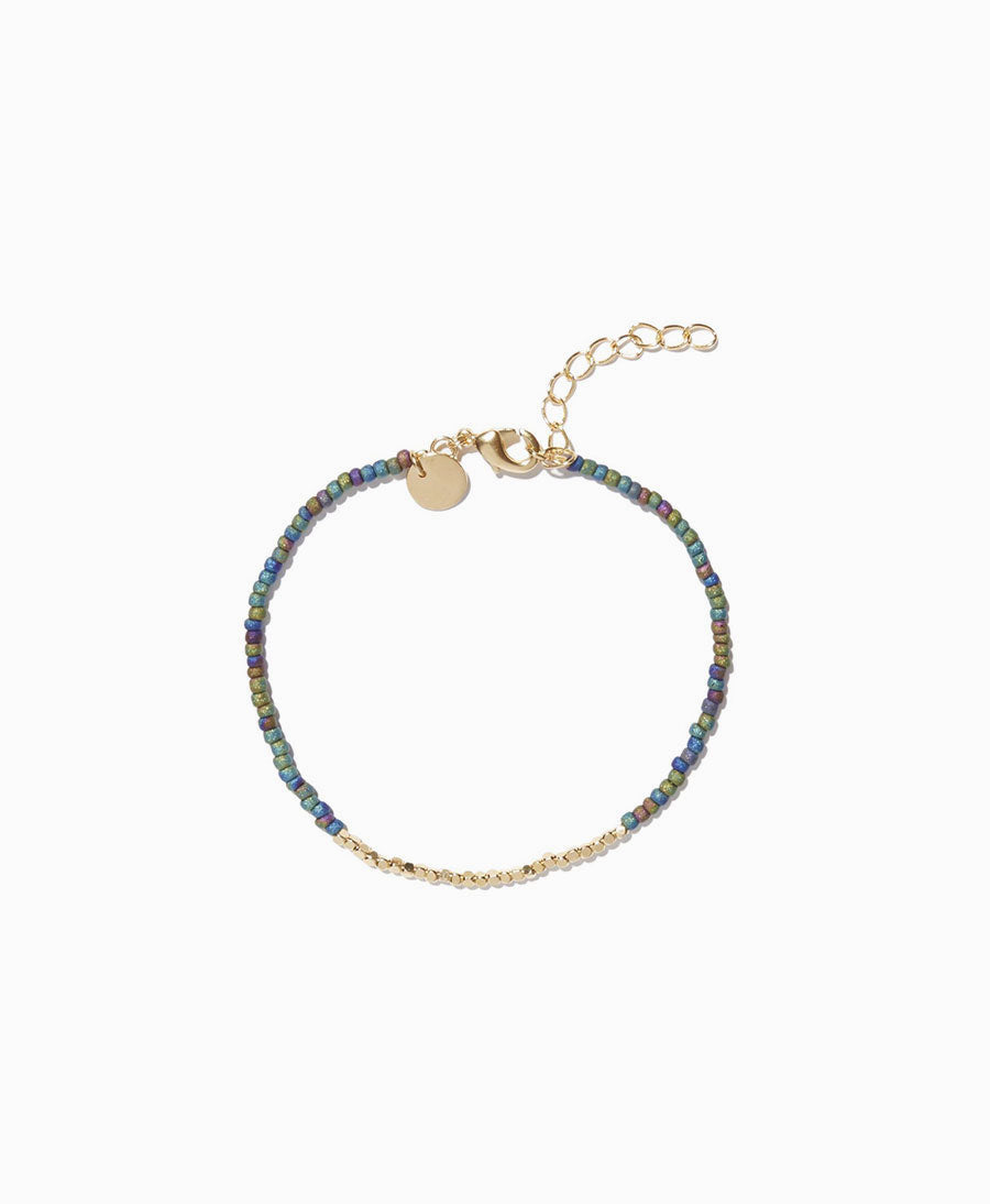 Farbiges Bracelet - Mae Green Mix