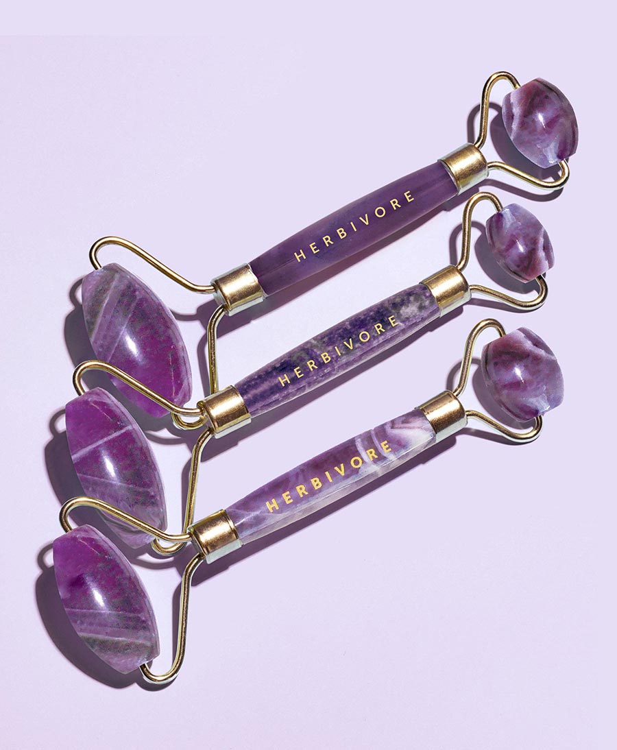Gesichtsroller aus Amethyst