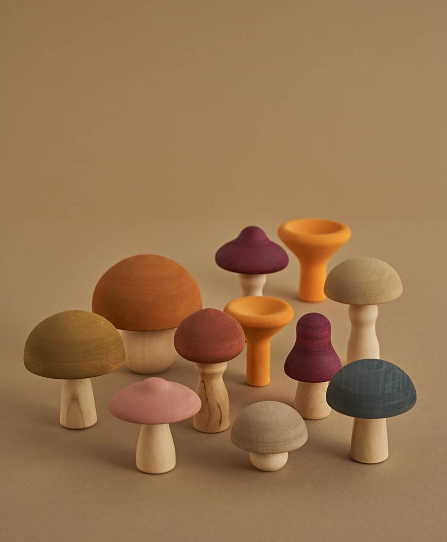 Holzspielzeug Pilze "Mushrooms"