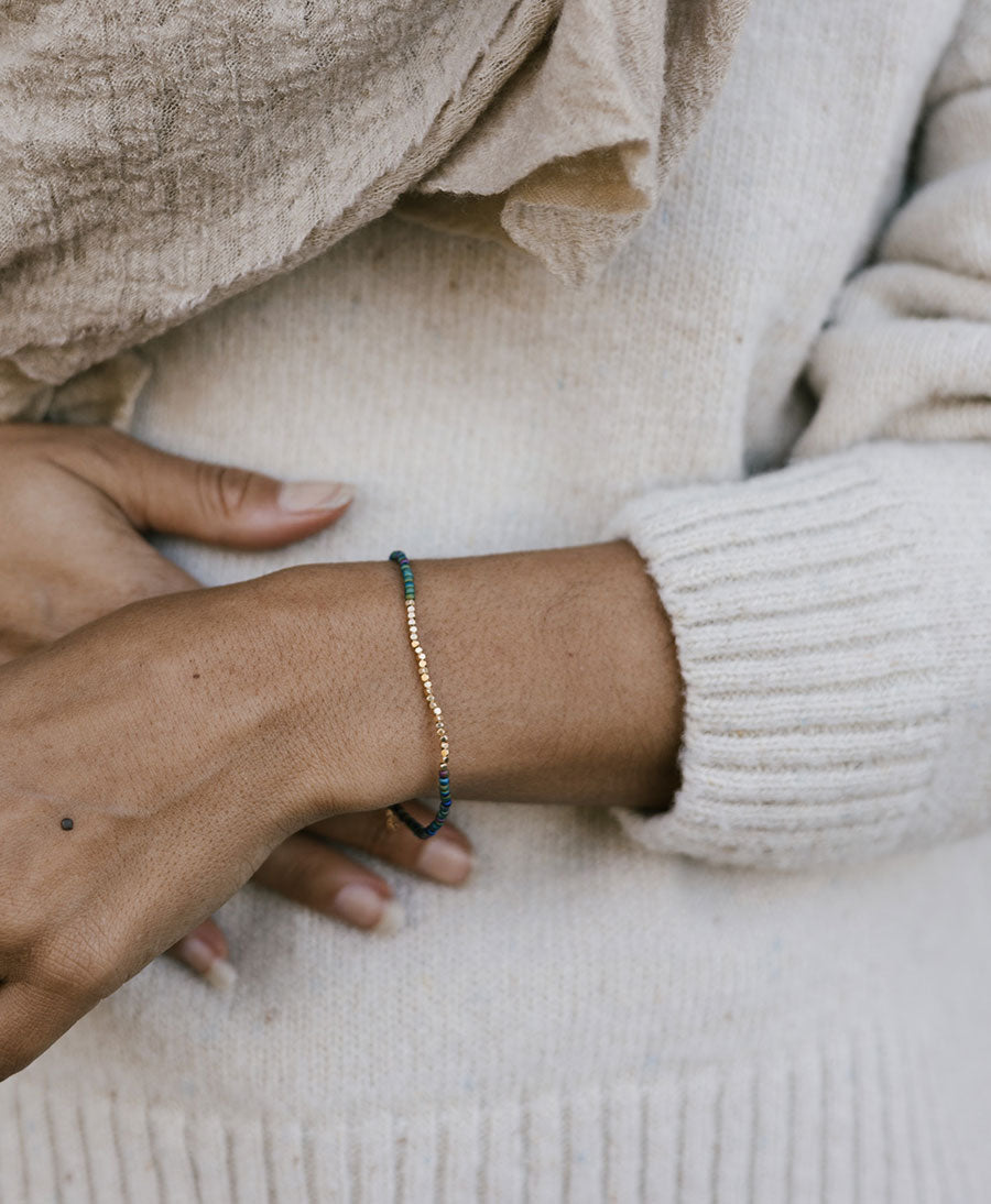 Farbiges Bracelet - Mae Green Mix