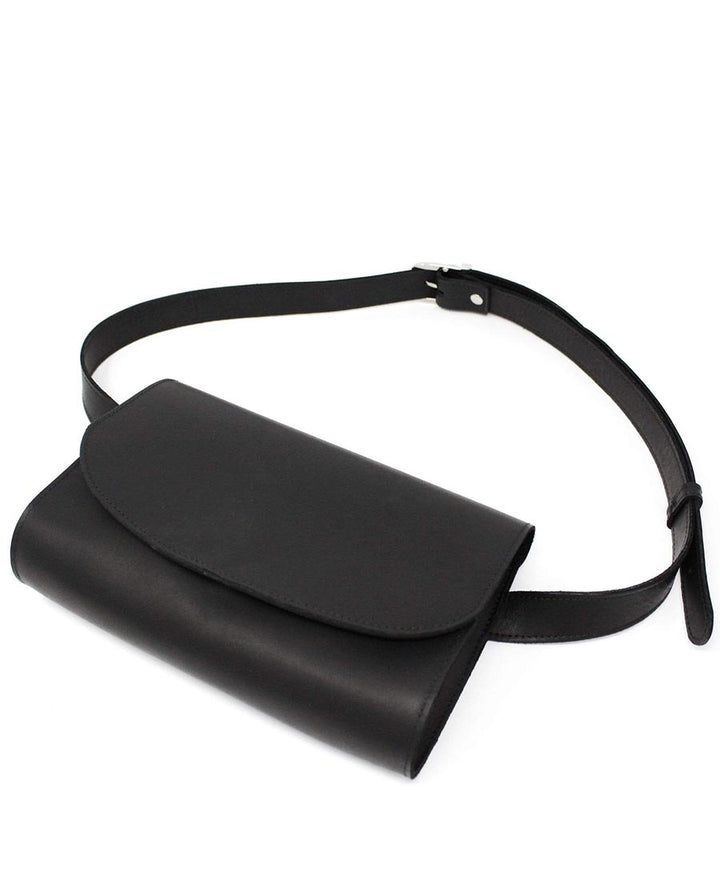Paris Bag Bauchtasche aus Leder - Schwarz