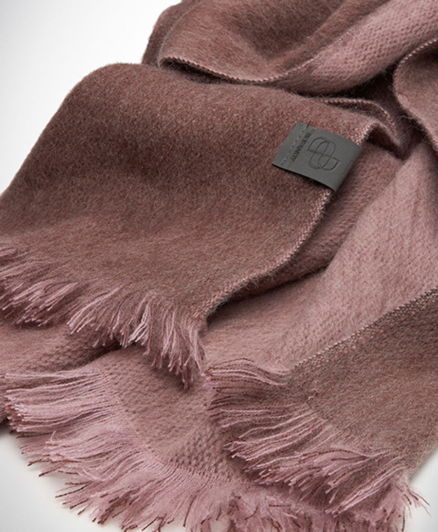 Halstuch Alpaka Schal - Doble Hazy Plum