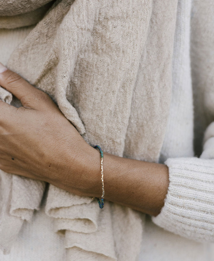 Farbiges Bracelet - Mae Green Mix