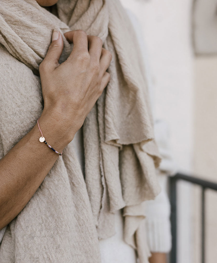 Armband / Bracelet - Flori Pink Mix