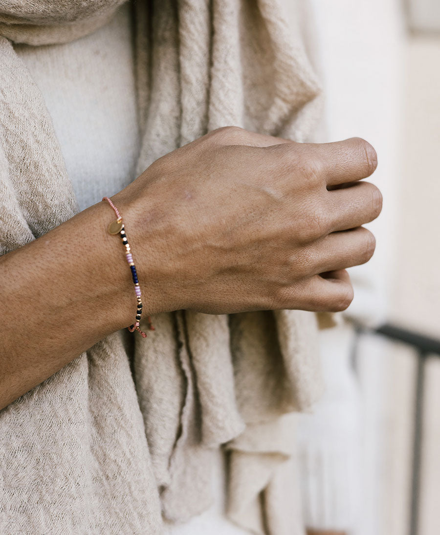 Armband / Bracelet - Flori Pink Mix
