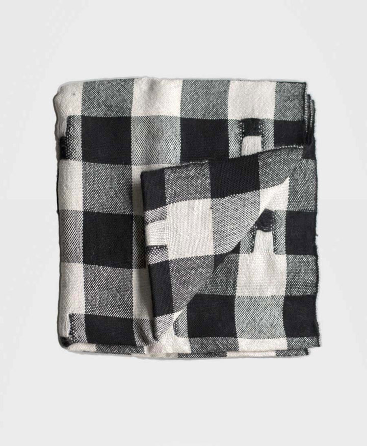 Halstuch von Kordal in Schwarz/Weiss - Secondhand