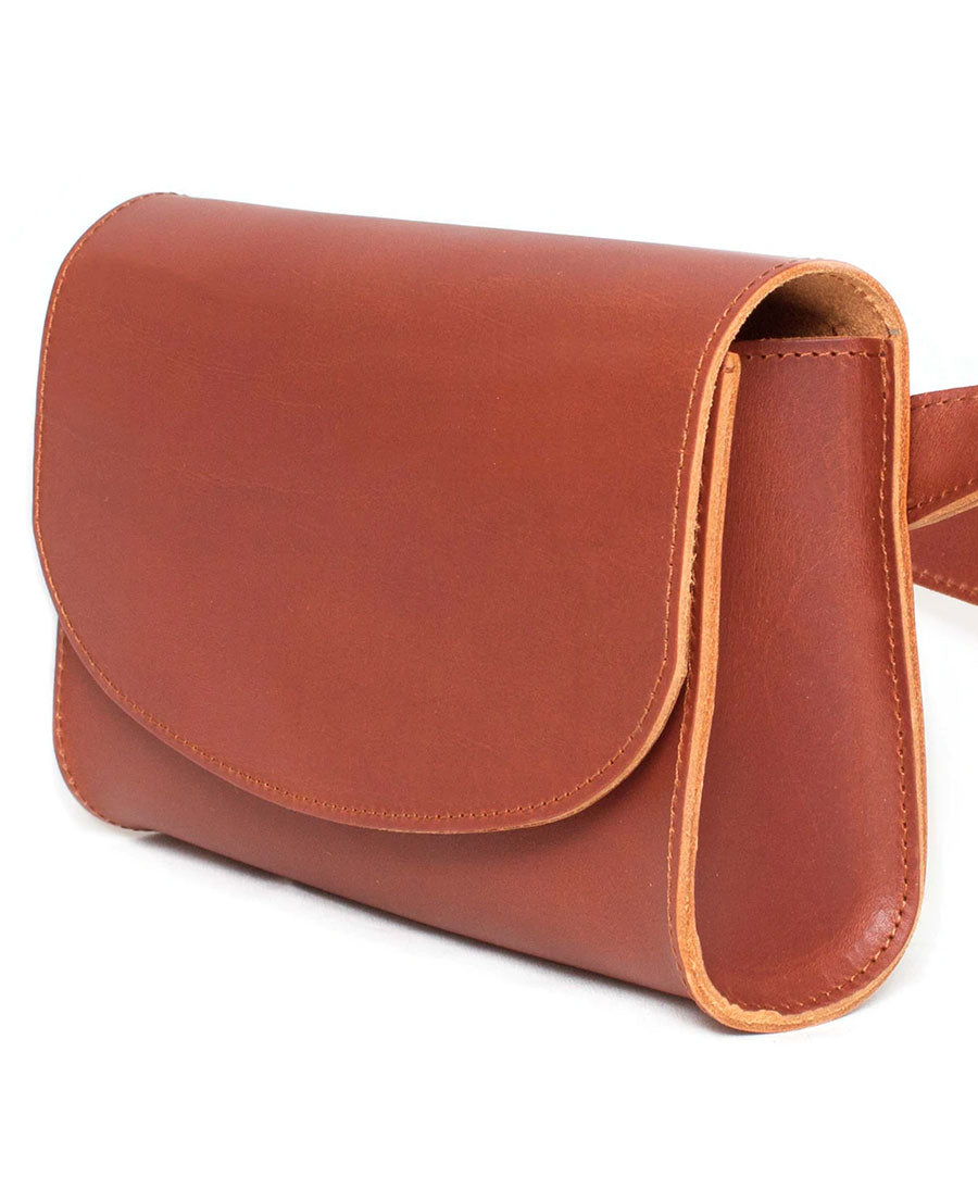 Paris Bag Bauchtasche aus Leder - Marron