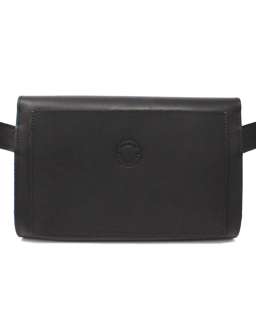 Paris Bag Bauchtasche aus Leder - Schwarz
