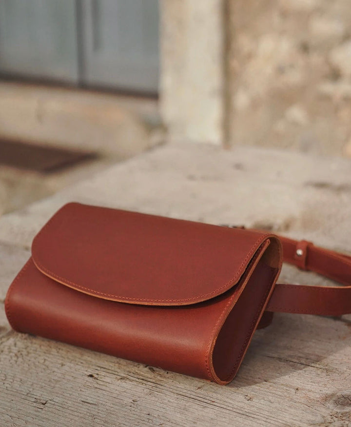 Paris Bag Bauchtasche aus Leder - Marron