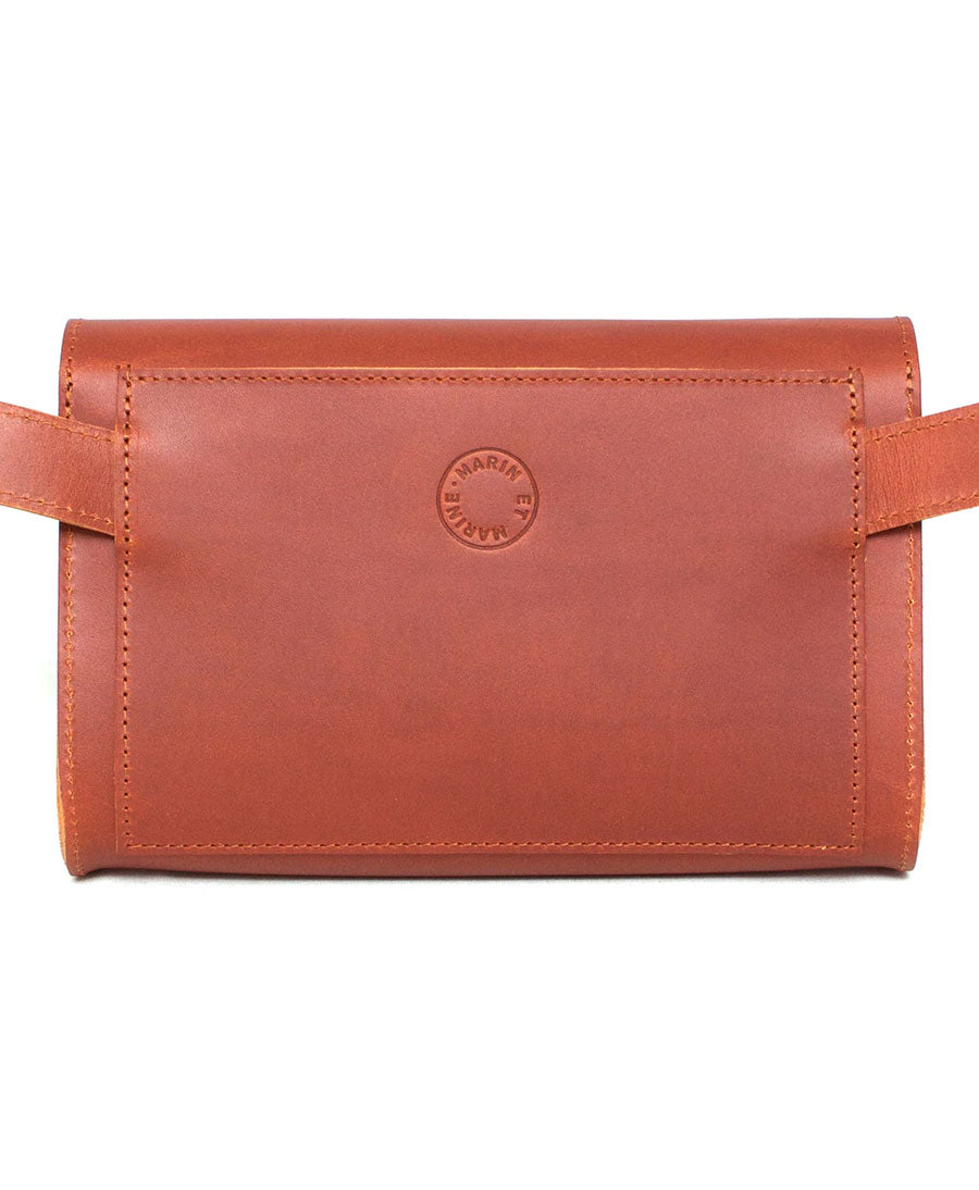 Paris Bag Bauchtasche aus Leder - Marron