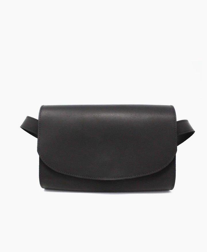 Paris Bag Bauchtasche aus Leder - Schwarz