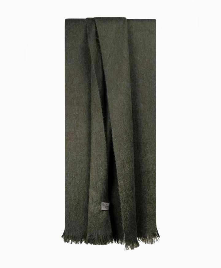 Halstuch Alpaka Schal - Solid Dark Forest