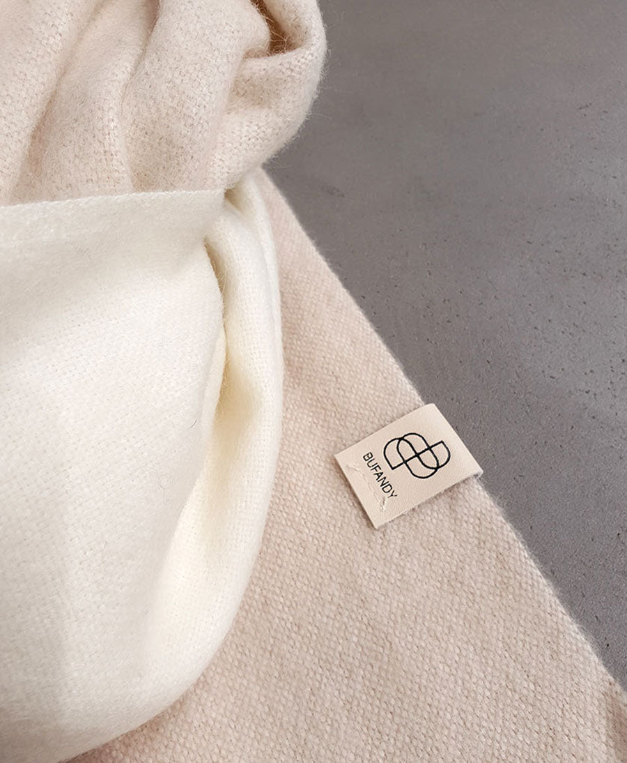 Halstuch Alpaka Schal - Ombre Satin Linen