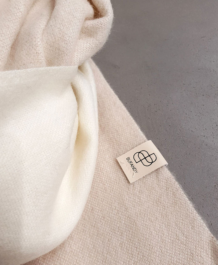 Halstuch Alpaka Schal - Ombre Satin Linen