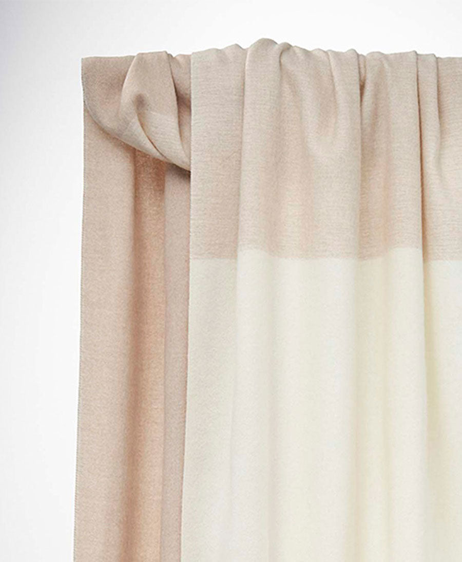 Halstuch Alpaka Schal - Ombre Satin Linen