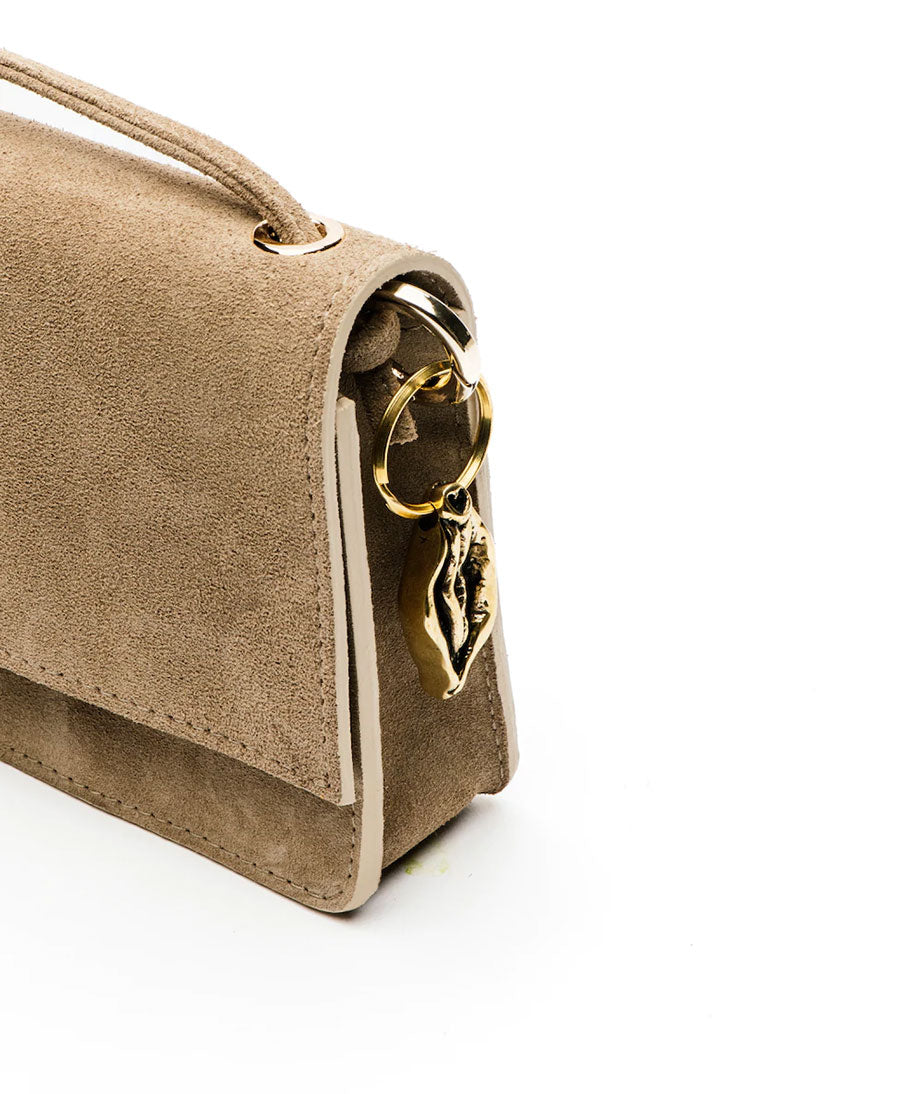 Crossbody Ledertasche LAYLA  - Sand