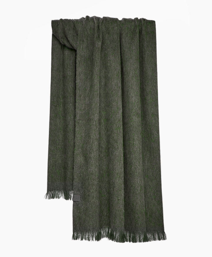 Halstuch Alpaka Schal - Solid Dark Forest