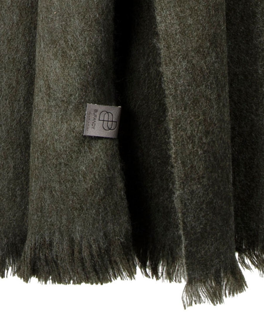 Halstuch Alpaka Schal - Solid Dark Forest