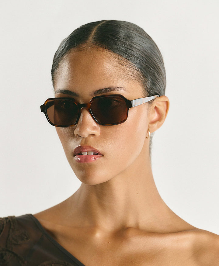 Sonnenbrille "Alex" - Tortoise Braun