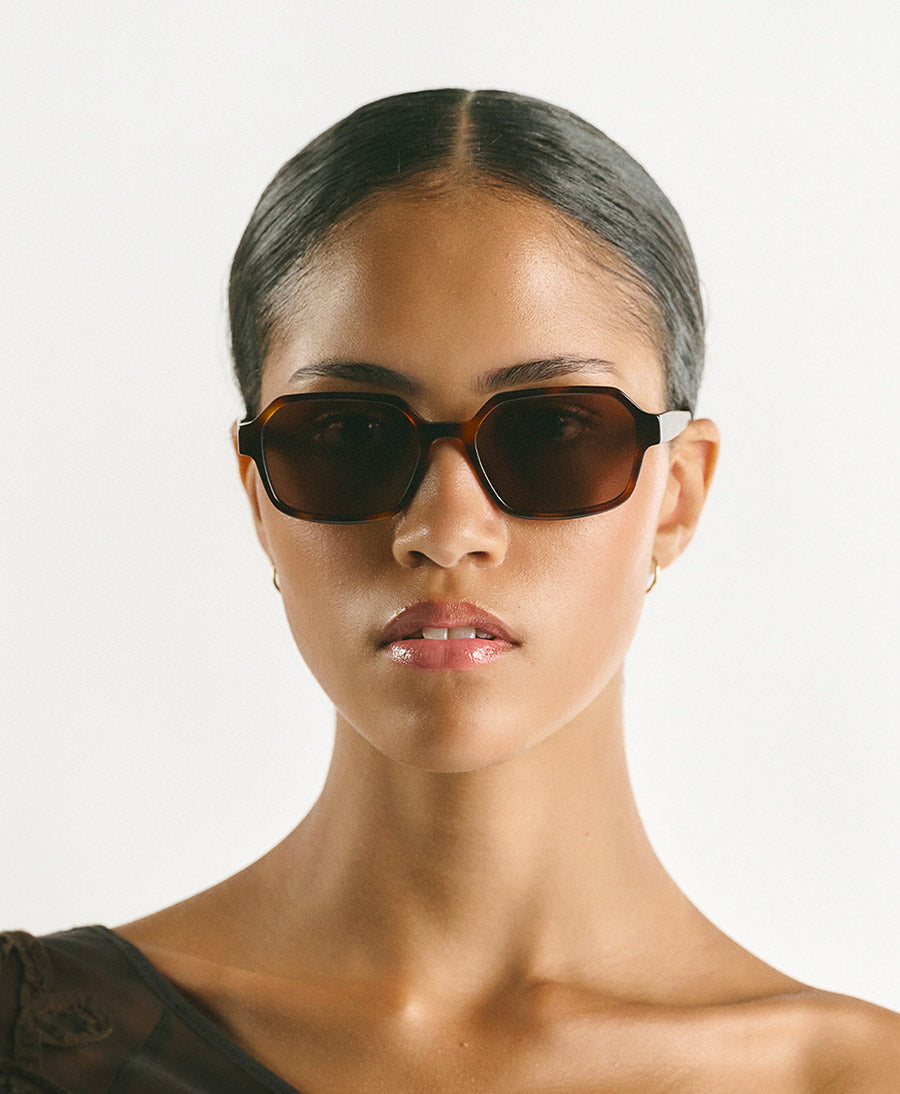 Sonnenbrille "Alex" - Tortoise Braun