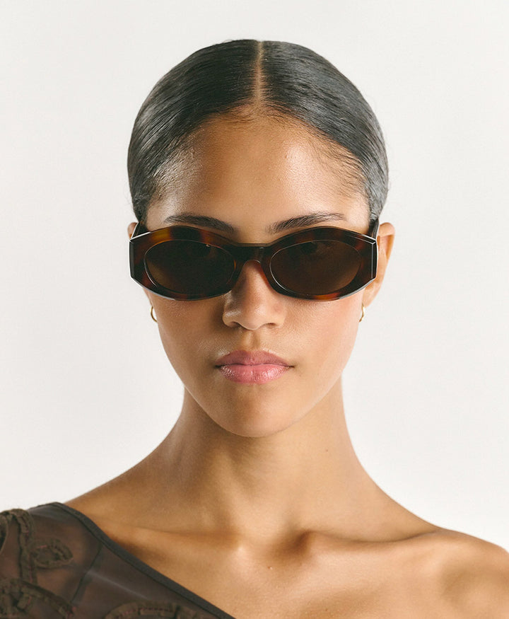 Sonnenbrille "Celeste" - Tortoise Braun