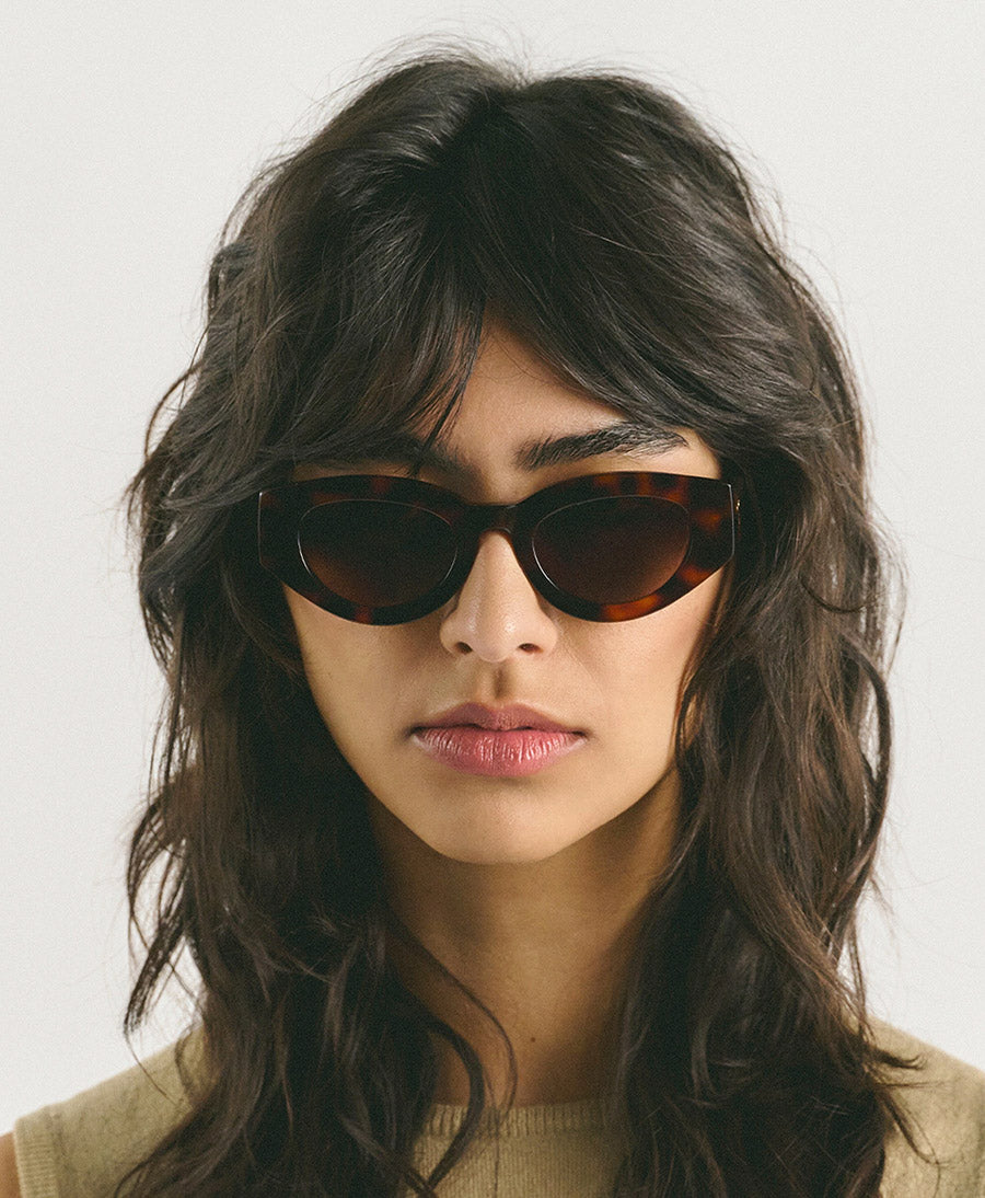 Sonnenbrille "Ines" - Tortoise Braun
