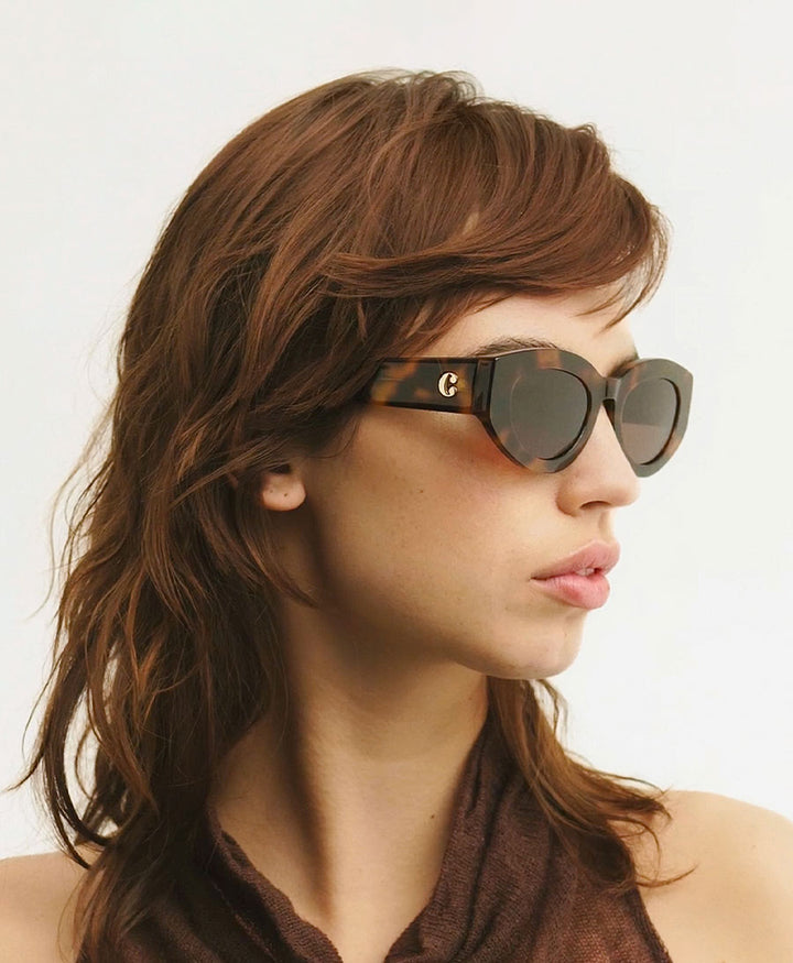 Sonnenbrille "Ines" - Tortoise Braun