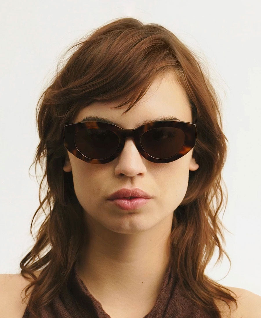 Sonnenbrille "Ines" - Tortoise Braun