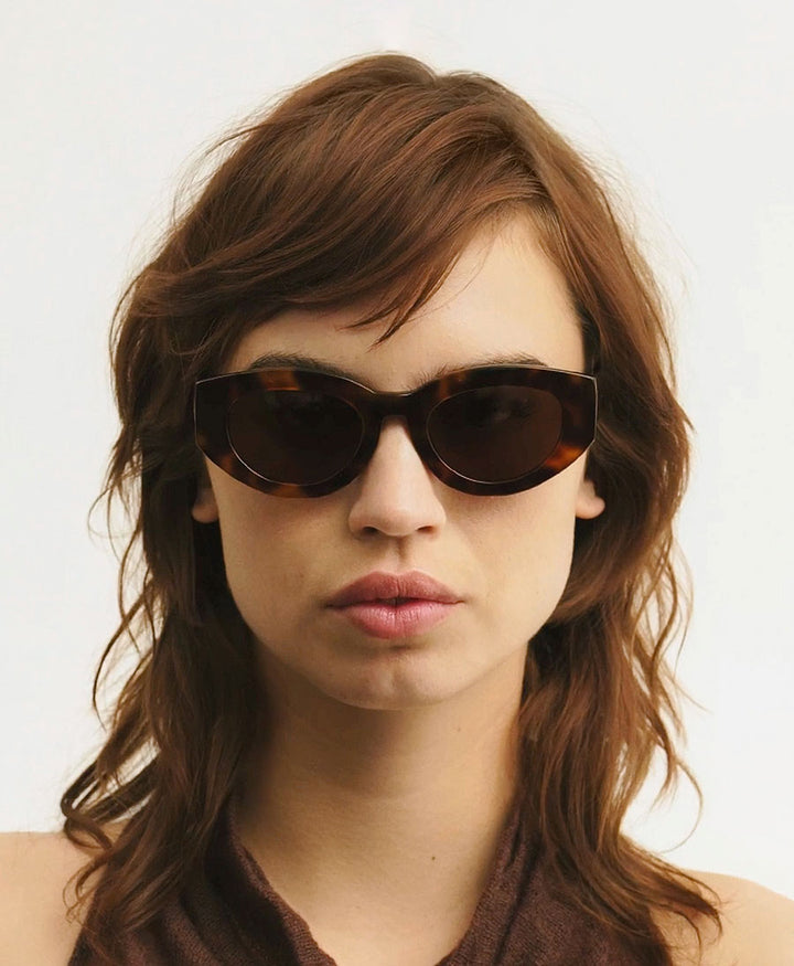 Sonnenbrille "Ines" - Tortoise Braun