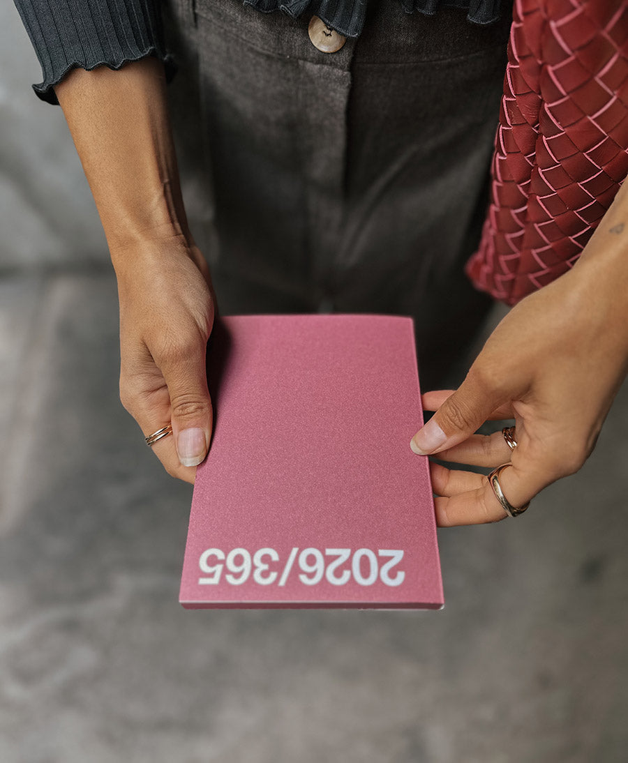 Agenda 2026 Basic Planner - Dunkelrot (Burgundy)