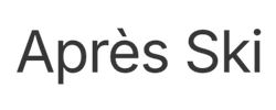 Après Ski Logo