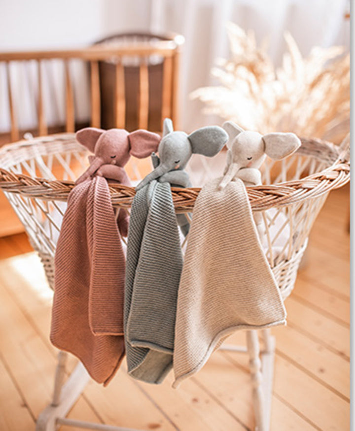 Nuschi / Kuscheltuch - Elefant - Natur