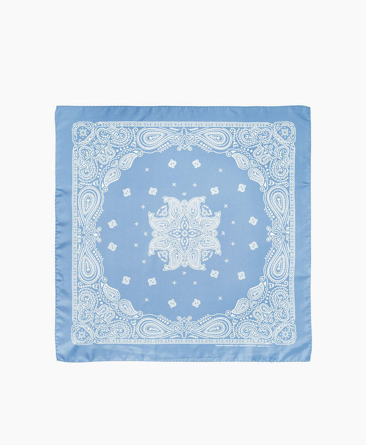 Seiden-Foulard "Bandana Silk Twill" - Blue Heron