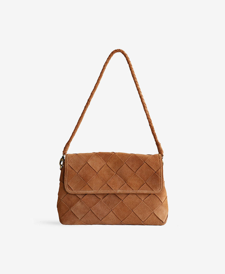 Ledertasche "MADELEINE" Suede - Copper