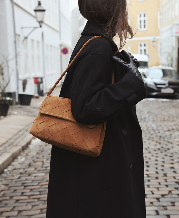 Ledertasche "MADELEINE" Suede - Copper