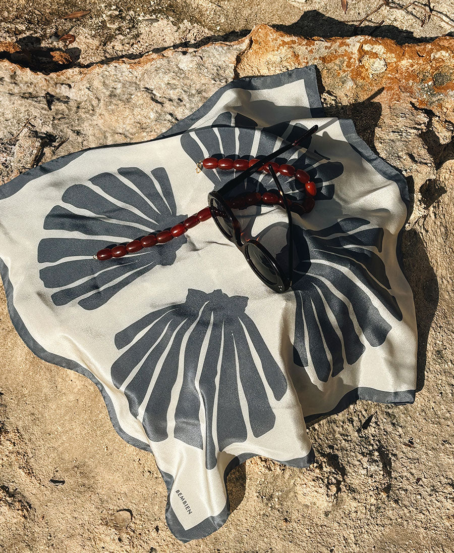 Seiden-Foulard "Sirena Scarf" - Mist