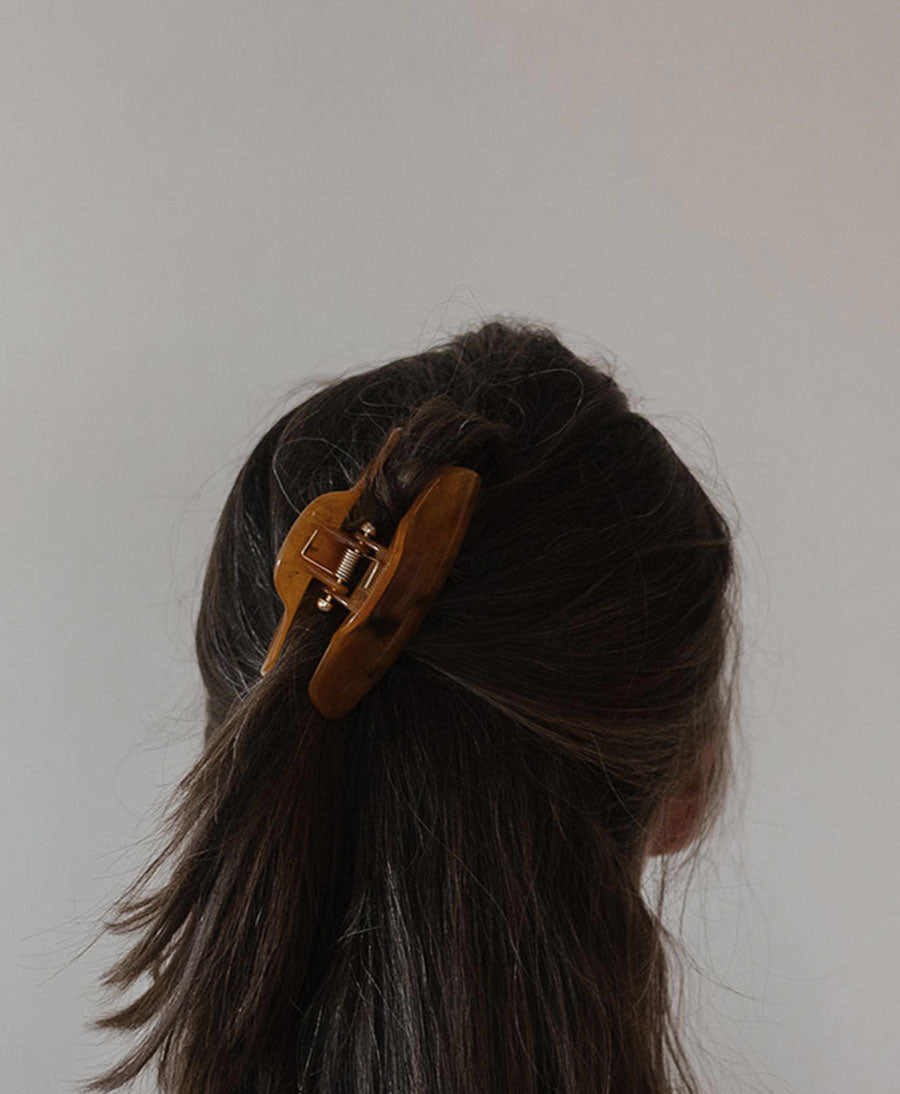 Haarklammer LIVA - Cognac Tortoise