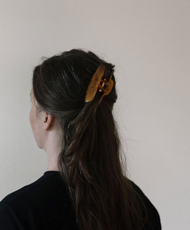 Haarklammer LIVA - Cognac Tortoise