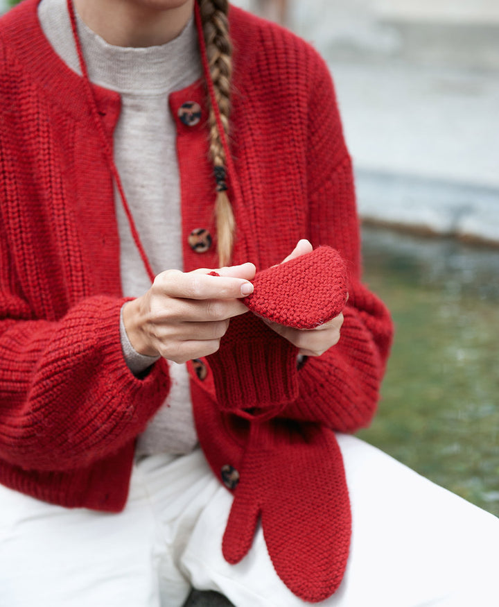 Strickjacke Cardigan TOSCA - Pomegranate