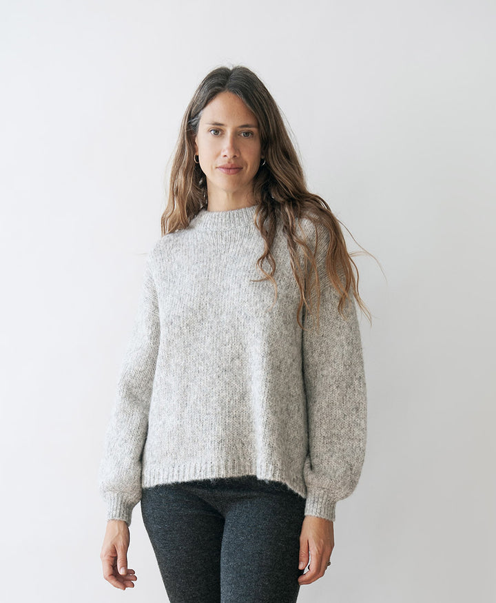 Strickpullover Bay Sweater - Hellgrau