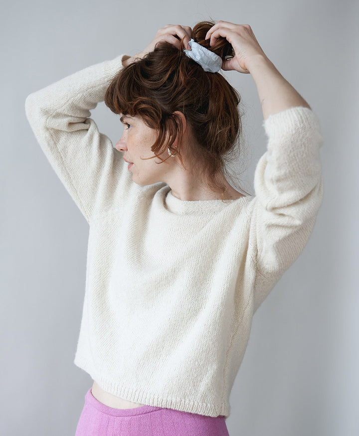 Strickjacke Cardigan DOLORES - Undyed Ivory