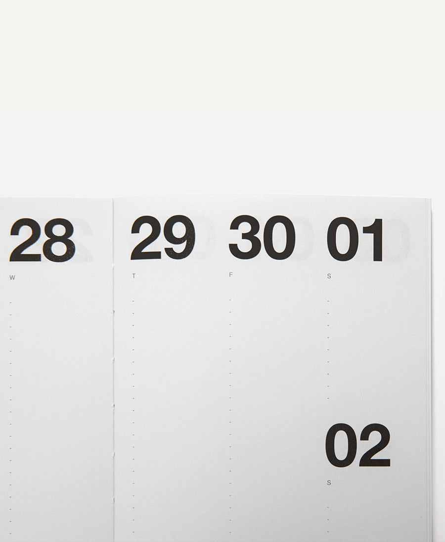 Agenda 2026 Basic Planner - Schwarz