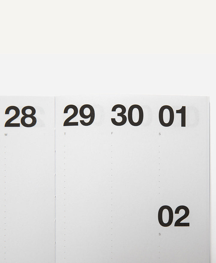 Agenda 2026 Basic Planner - Schwarz