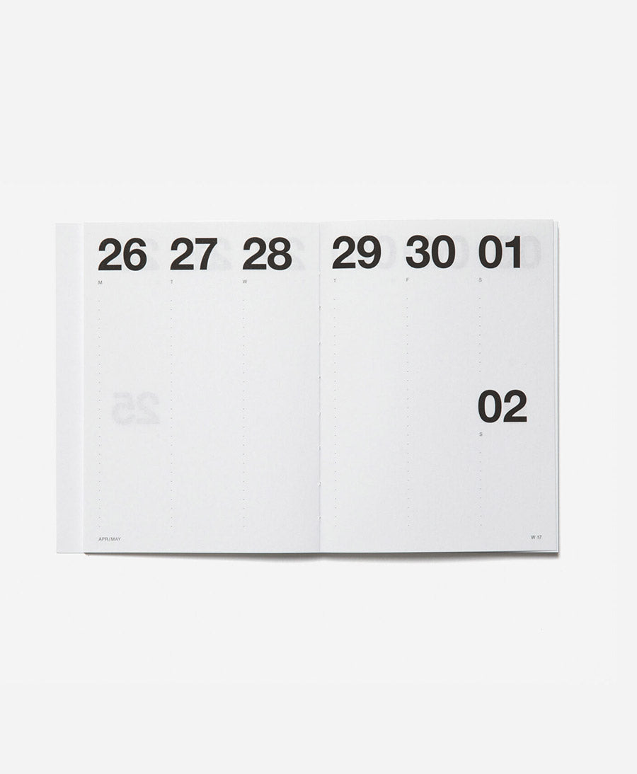 Agenda 2026 Basic Planner - Schwarz