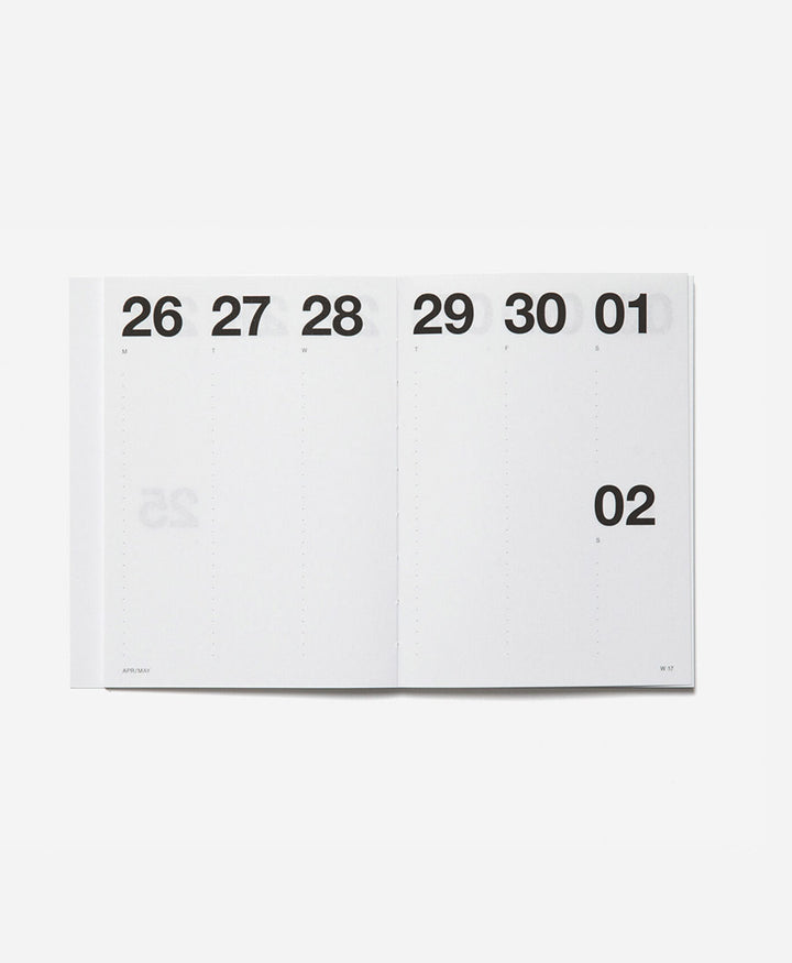 Agenda 2026 Basic Planner - Schwarz