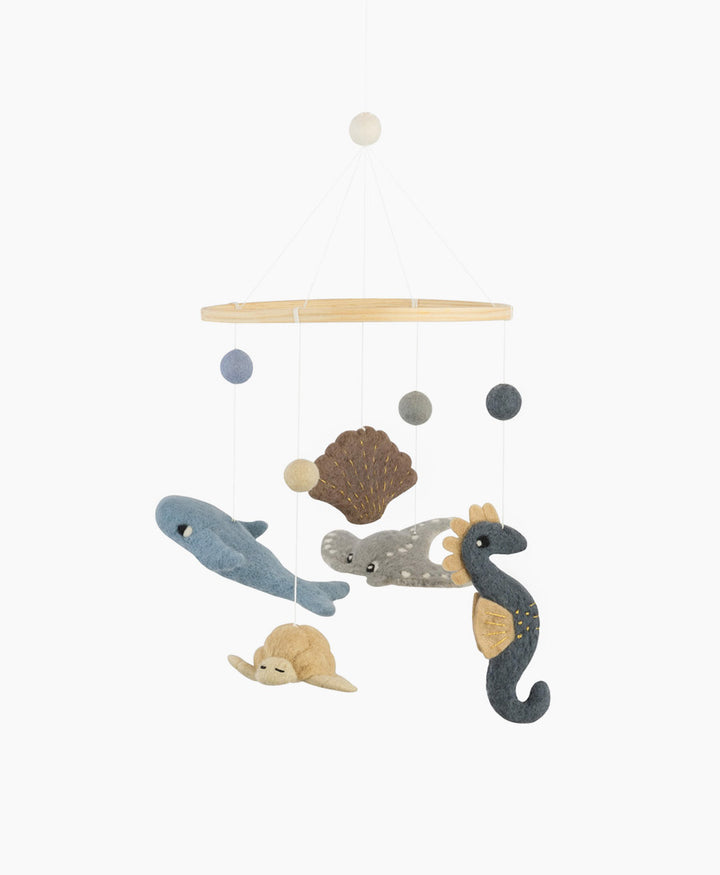 Baby Mobile aus Filz - Meer