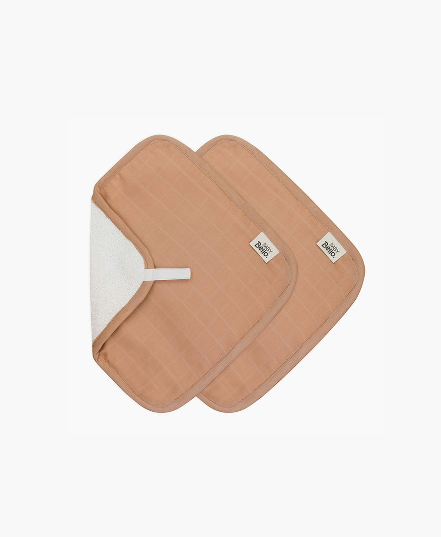 Waschlappen (2er Set) aus Bio-Baumwolle - Pastry Shell