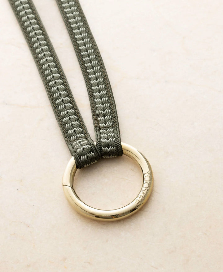 Schlüsselband vergoldeter Karabiner - Artichoke