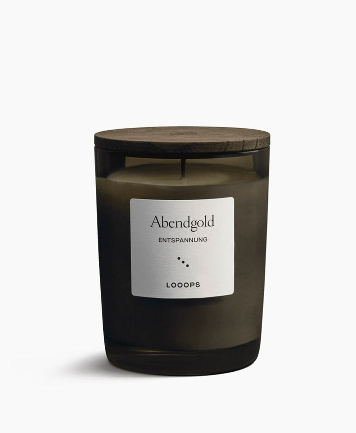 Duftkerze "Abendgold" - 100% natürlich - 250g